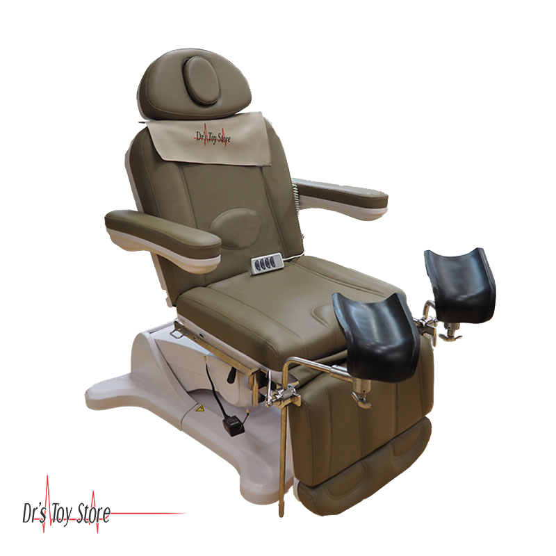 DTS MultiProcedure Power Chair with Stirrups Dr's Toy Store