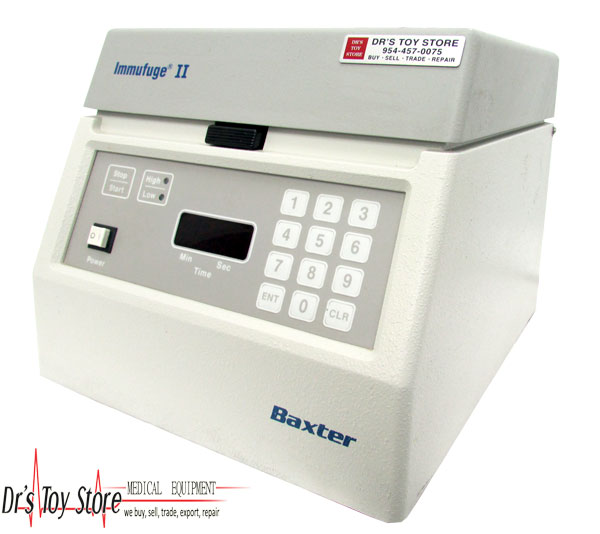 Baxter Immufuge II Centrifuge New and Used Medical Equipment and Repairs