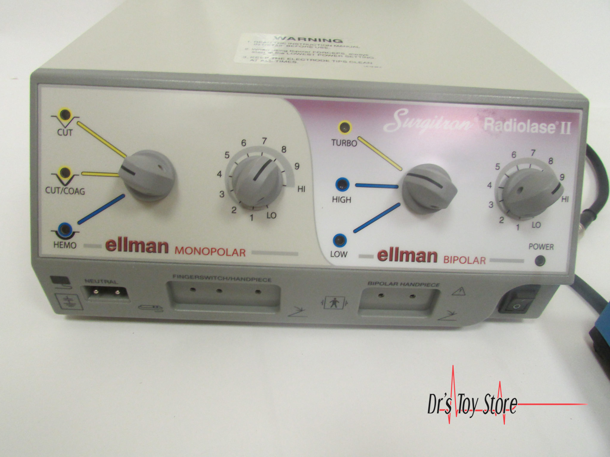 Ellman Surgitron RadioLase ll for sale at discount prices at Dr's Toy Store