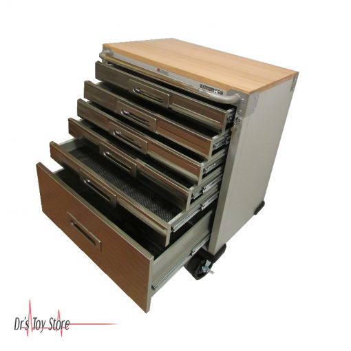 DTS-Crash-Cart,-6-Drawer-Rolling-Cabinet