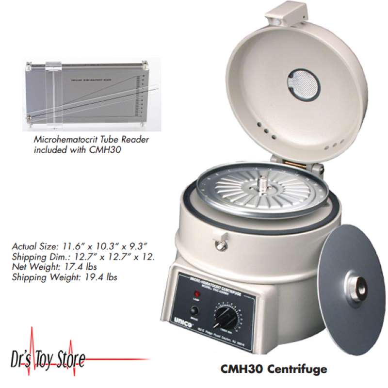 MicroHematocrit Centrifuge for sale at discount prices at Dr's Toy Store