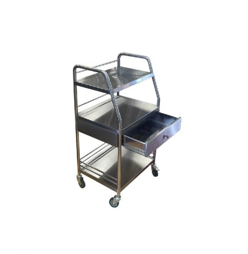 DTS Three Tier Stainless Steel Cart - Image 2