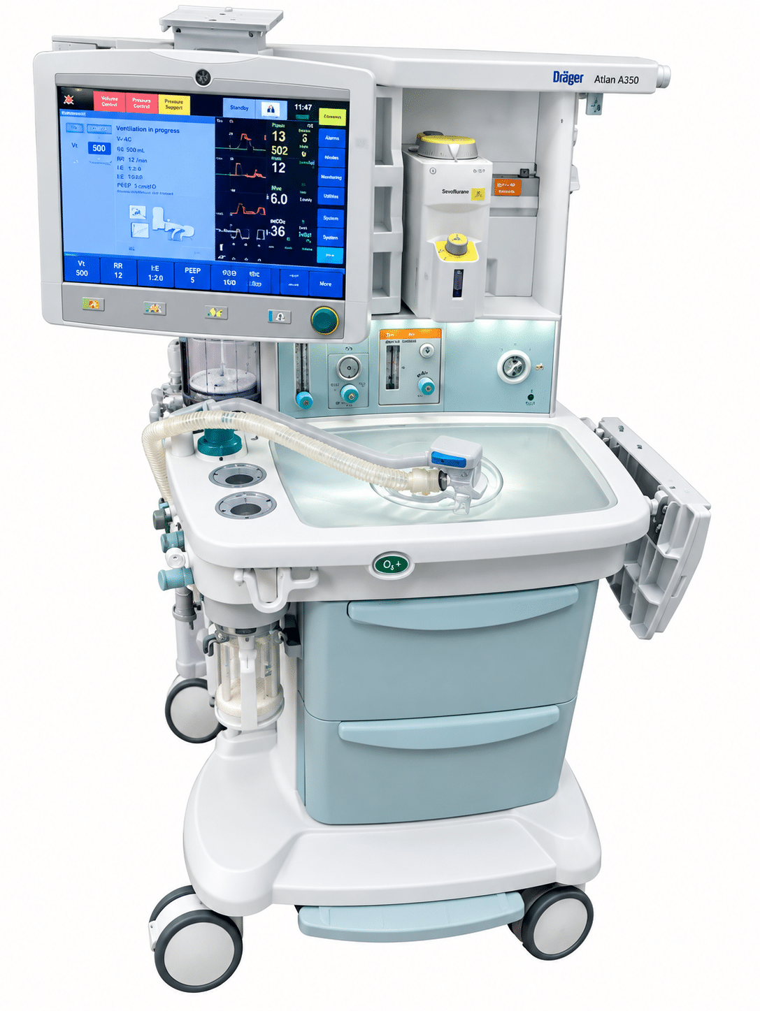 GE DATEX OHMEDA Avance CS2 Anesthesia Machine - Image 2